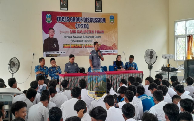 Wujudkan Sekolah Bersih Narkoba, SMAN 1 Grabagan Gelar FGD Bersama BNN Tuban