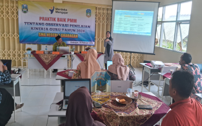 SMAN 1 Grabagan Gelar Pelatihan Observasi Penilaian Kinerja Guru Berbasis Platform Merdeka Mengajar